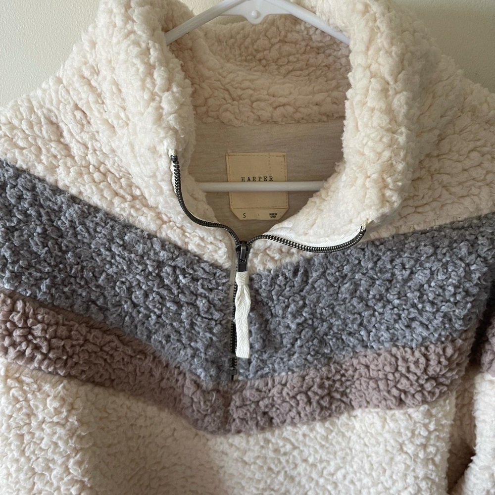 Harper Heritage Half-Zip Jacket (Francesca’s)